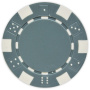 Striped Dice - Gray Clay Poker Chips