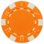 Striped Dice - Orange Clay Poker Chips