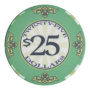 Scroll - $25 Green Ceramic Poker Chips
