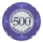 Scroll - $500 Purple Ceramic Poker Chips