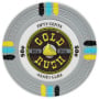 Gold Rush - 50¢ Gray Clay Poker Chips