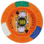 King's Casino - $10000 Orange Clay Poker Chips