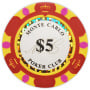 Monte Carlo ($5 Red) Clay Poker Chips