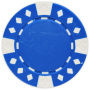 Diamond Suited - Blue Clay Poker Chips