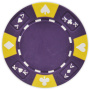 Ace King Suited - Purple Clay Poker Chips