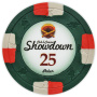 Showdown - $25 Green Clay Poker Chips