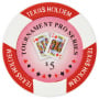 Tournament Pro - $5 Red Clay Poker Chips