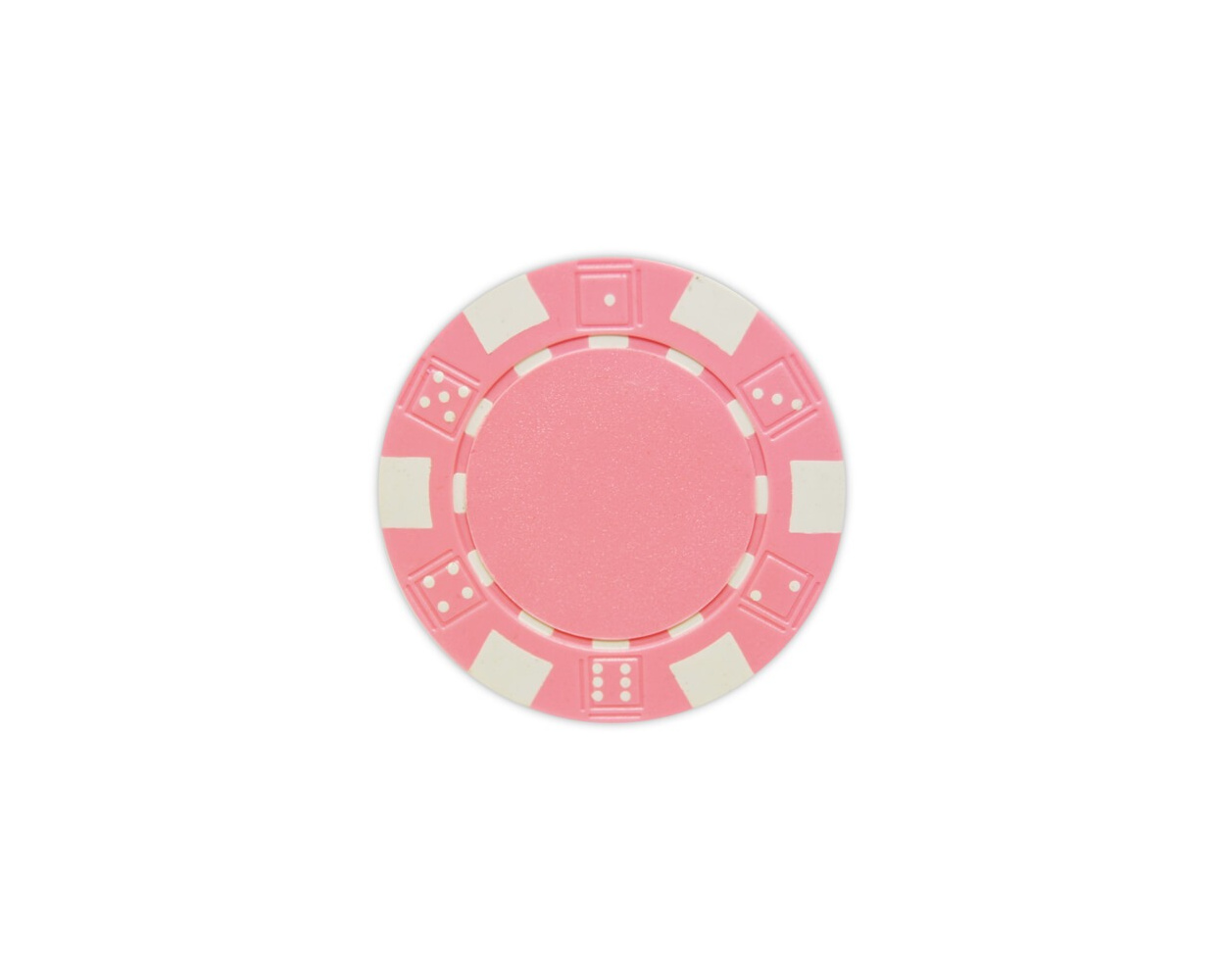 Striped Dice Clay Poker Chips (Roll of 25)