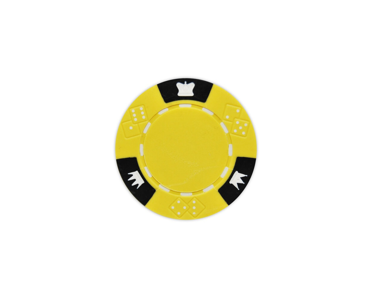 Crown & Dice Clay Poker Chips (Roll of 25)