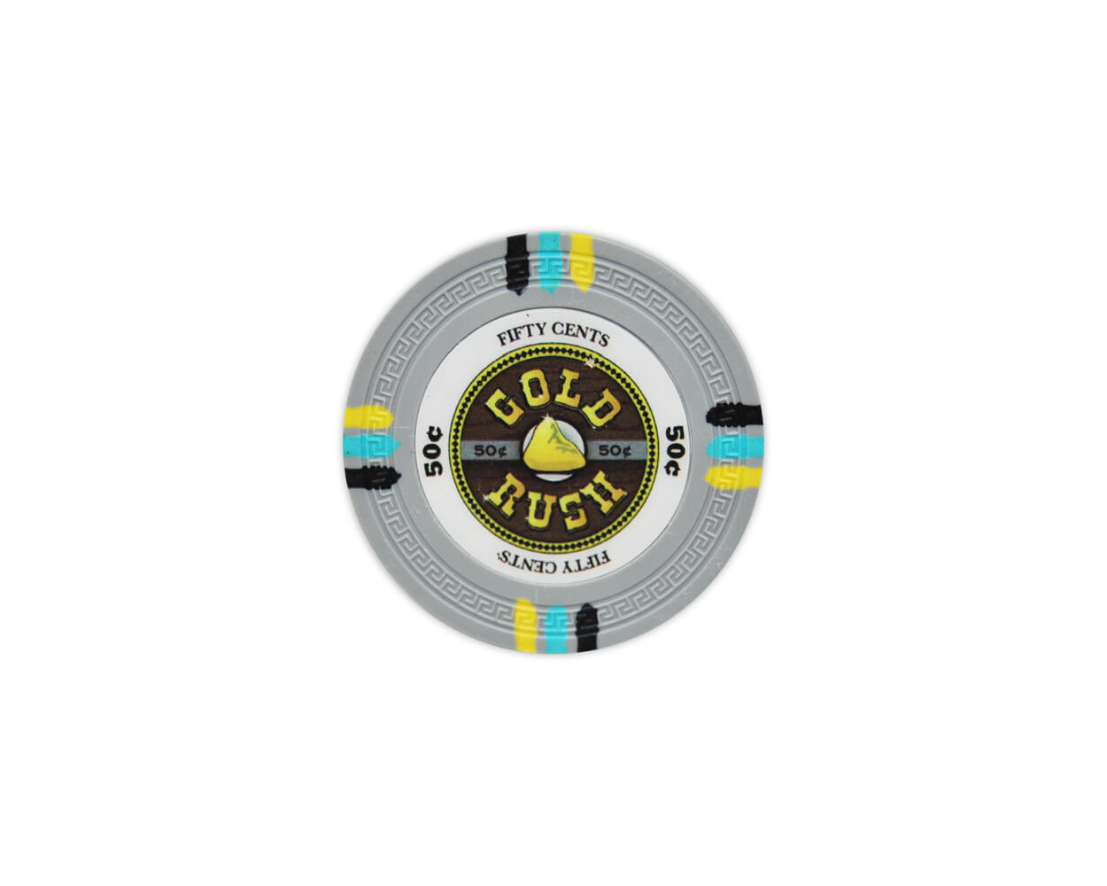Gold Rush Clay Poker Chips (Roll of 25)