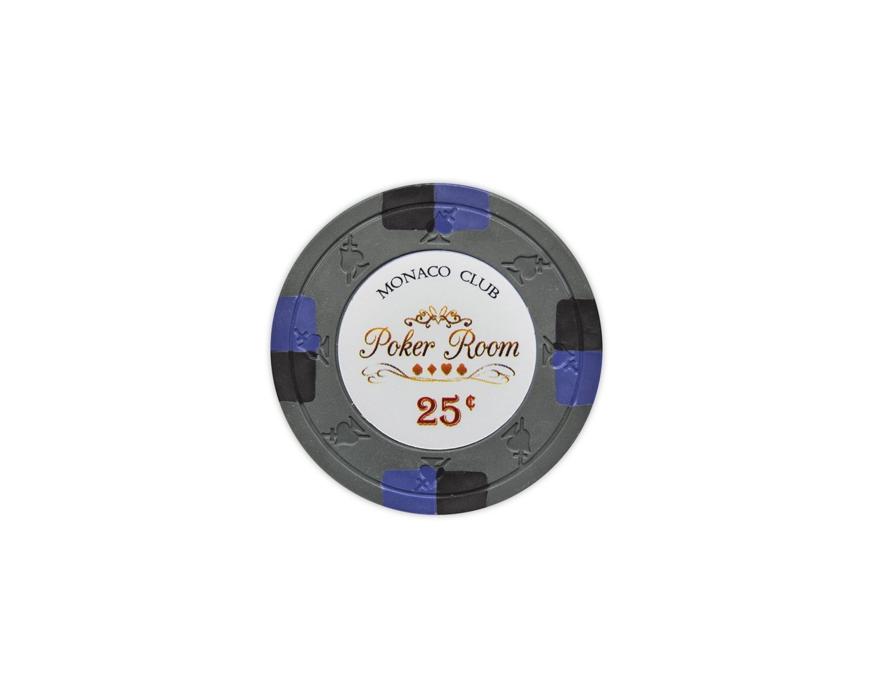 Monaco Club Clay Poker Chips (Roll of 25)