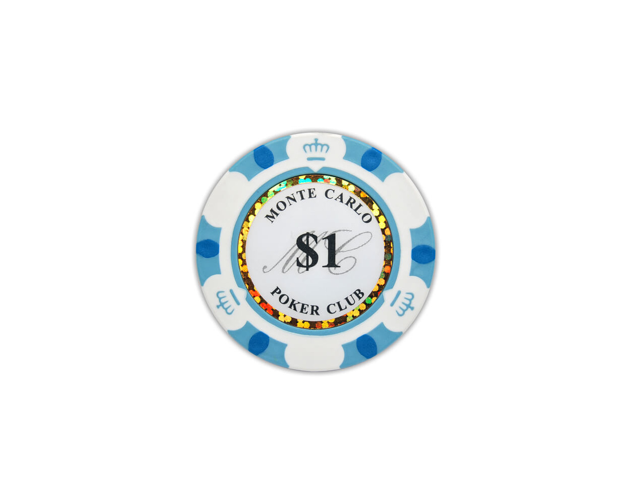 Monte Carlo Clay Poker Chips (Roll of 25)
