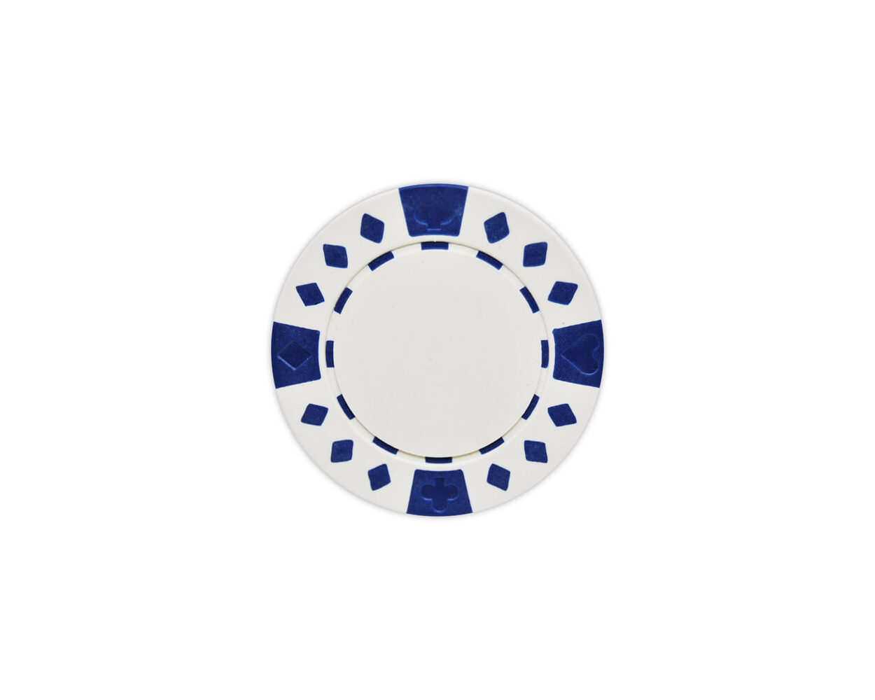 Diamond Suited Clay Poker Chips (Roll of 25)