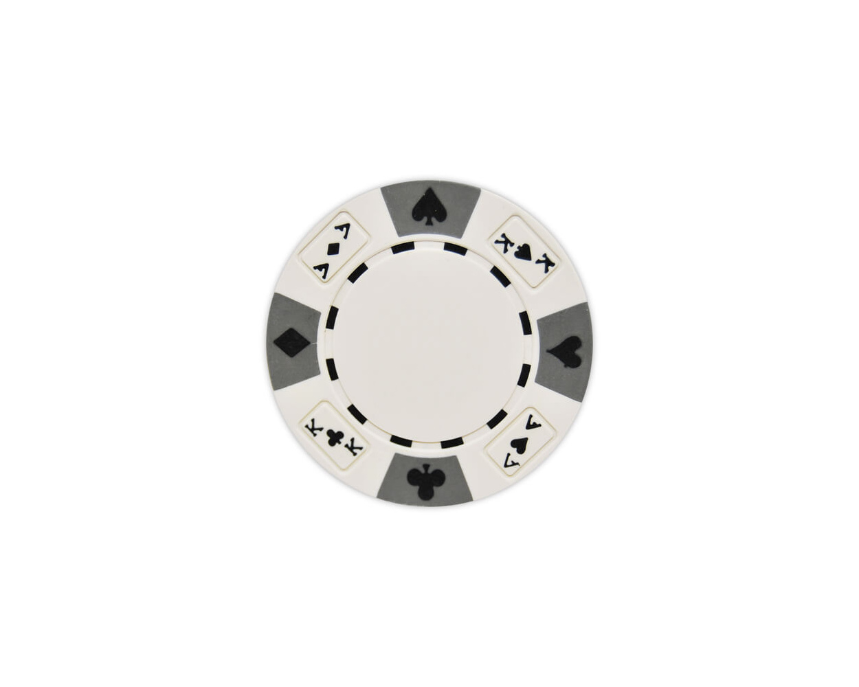Ace King Suited Clay Poker Chips (Roll of 25)