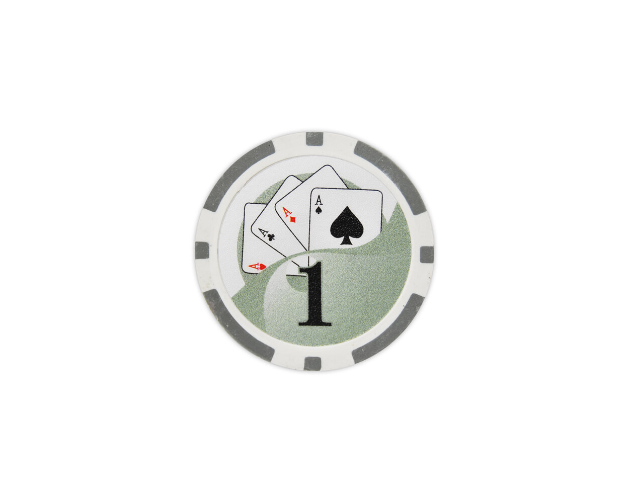 Yin Yang Clay Poker Chips (Roll of 25)