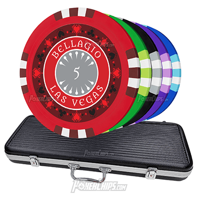 Bellagio Las Vegas Custom Poker Chips Set