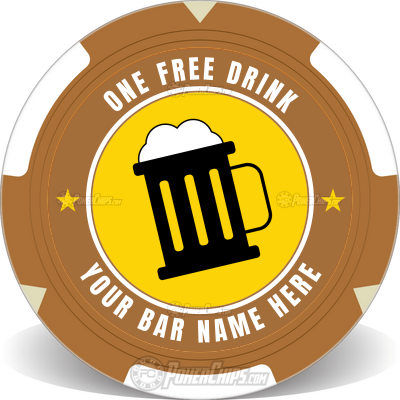 Custom Drink Token Poker Chips