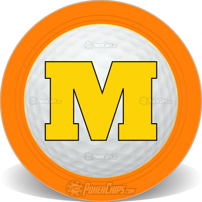 Golf Ball Marker Custom Poker Chips