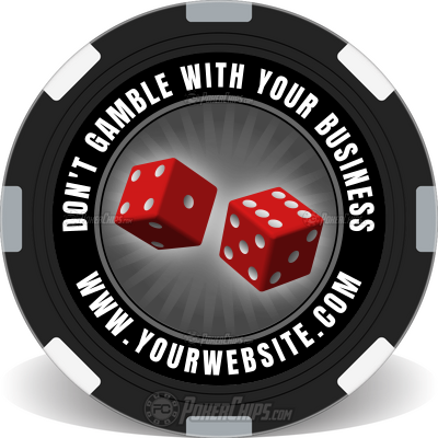 Don't Gamble, Sure Bet Customized Poker Chips