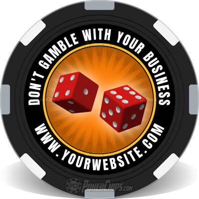 Don't Gamble, Sure Bet Customized Poker Chips