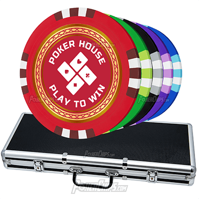 Play To Win Custom Poker Chips Set