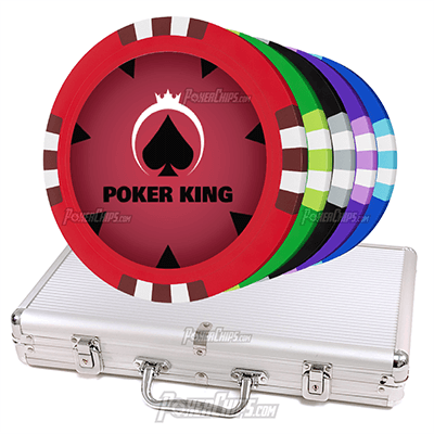 Poker King Custom Poker Chips Set