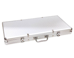 750ct Aluminum Poker Chip Case