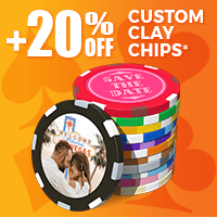 20% Off Custom Clay Chips