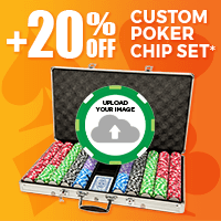 20% Off Custom Poker Chip Set