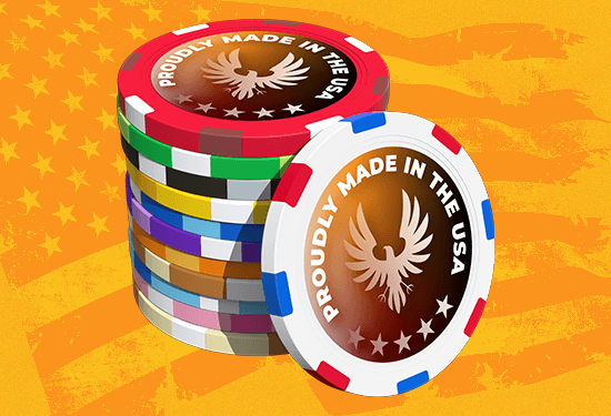 Made in USA Custom Poker Chips