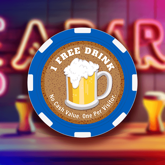 custom drink tokens